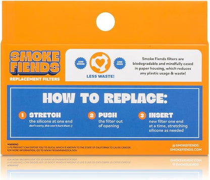 3 Pack Replacement Filters | Discreet HEPA & Carbon Filtration | Biodegradable - Image 3