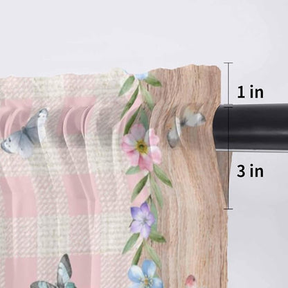 Happy Easter Sheer Valances for Windows 42"x18", Light Filtering Kitchen - Image 7