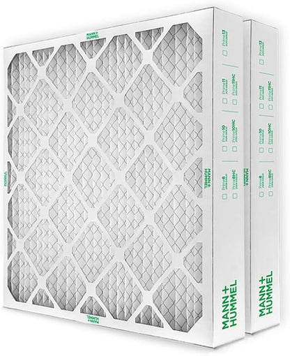Mann+Hummel 20x25x4 MERV 8 Pleated HVAC AC Furnace Air Filters. 2 Pack. by MannHummel