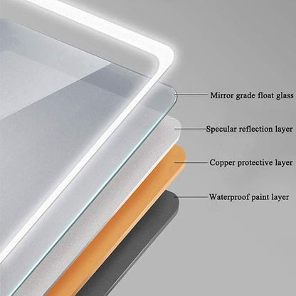 600 x 800mm LED Wall Mounted Bathroom Mirror - Image 4
