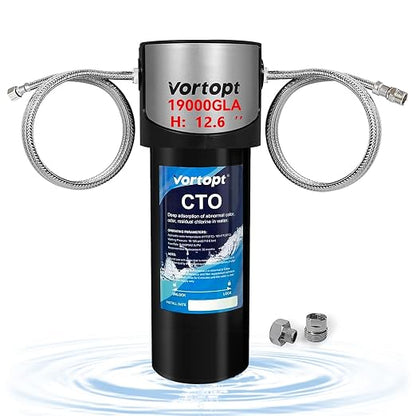 Vortopt Q7 Under Sink Water Filter System, Bad Taste & Odor, Under Counter by Vortopt