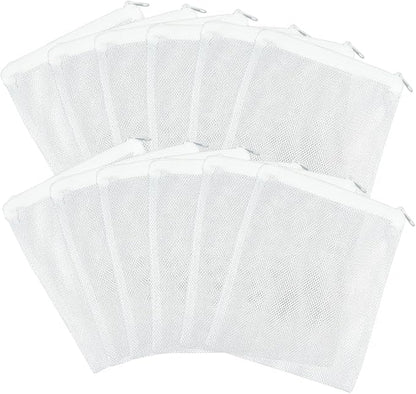 12 Pcs Fish Tanks Filter Media Bags, Aquarium Filter Media Bags by WelcometotheTEXNINC