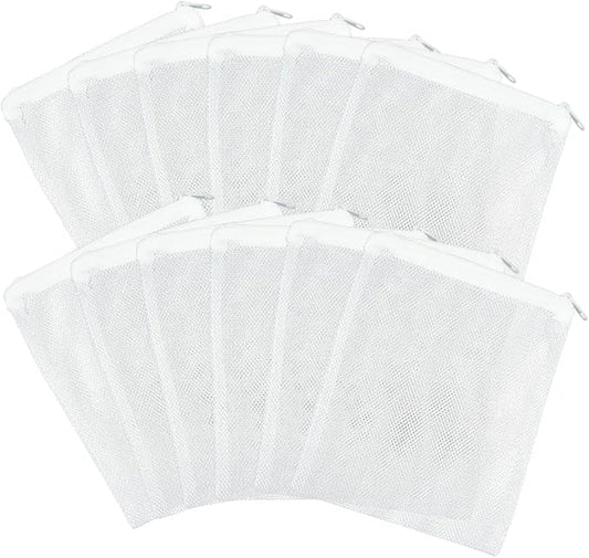 12 Pcs Fish Tanks Filter Media Bags, Aquarium Filter Media Bags by WelcometotheTEXNINC