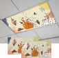 Fluorescent Light Covers for Ceiling Lights Boho Abstract Geometric Magnetic by Home+L6