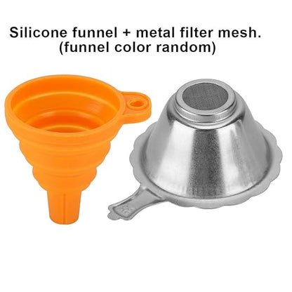 Jeanoko 3D Printer Silicone Funnel Metal Filter Mesh Light Curing Filter - Image 4