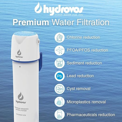 Hydrovos DWSP Premium Microplastic Water Filter, NSF 401/53/42 Under Sink - Image 3
