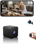 FNCOCO Mini Camera Wireless - 1080p WiFi Nanny Cam with Night Vision, Custom Motion Zones, Bluetooth Easy Setup, Small Home Security Cameras for Baby, Pet Monitor, Home/Indoor