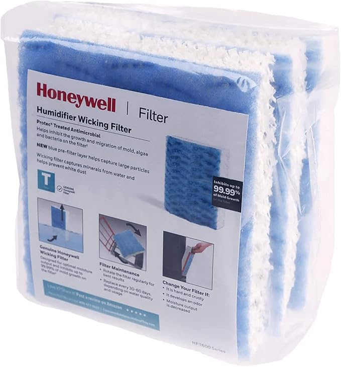 Honeywell Replacement Wicking Filter T, 3 pack by HoneywellPluggedIn