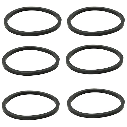 6PCS Kitchen Sink Filter Sealing Ring, Narrow Edge Rubber Gasket by Unknown