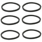 6PCS Kitchen Sink Filter Sealing Ring, Narrow Edge Rubber Gasket by Unknown