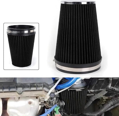 MUGE RACING 6" 152 mm High Flow Inlet Air Filter, Air Intake Cone Filter - Image 7