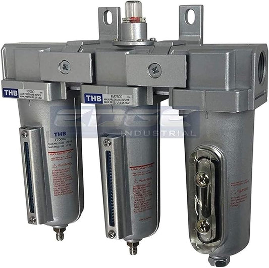 3 STAGE, INDUSTRIAL GRADE IN-LINE COALESCING FILTER & DESICCANT AIR DRYER by Unknown