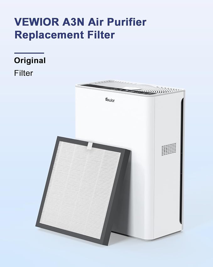 VEWIOR A3 Air Purifier Replacement Filter（2 Pack） - Image 2