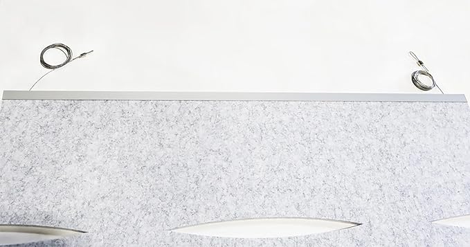 Escape Acoustic Wall Art | Matrix Design | Suspended Sound Proofing Panels | Eco-Friendly Recycled Material | 4X7 | Green