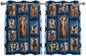 2 Panel Kitchen Cafe Curtains, Desert Camels Sunlight Filtering Nature Air by Hokiten