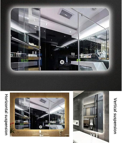 600 x 800mm LED Wall Mounted Bathroom Mirror - Image 2