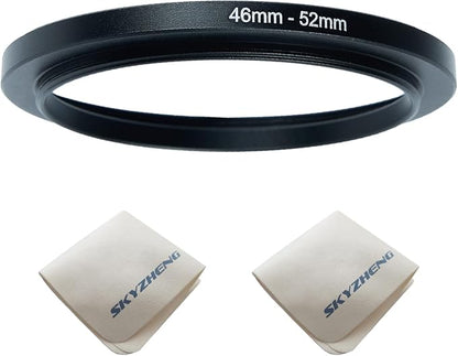 46mm Lens to 52mm Camera Lens Adapter 46mm to 52mm Step Up Ring Adapter Ring by SKYZHENG