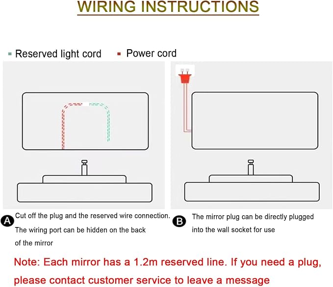 Bathroom Mirror with LED Lights，LED Bathroom Mirror，Illuminated Led Bathroom - Image 9