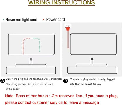 Smart Lighted Bathroom Mirror for Wall，Bathroom Mirror - Image 8