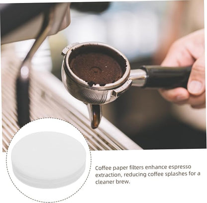 KICHOUSE Efficient Espresso Extraction Paper Coffee Filters Reusable White - Image 8