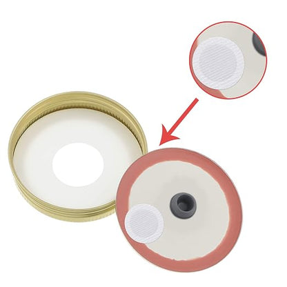 Zonon 64 Pieces Synthetic Filter Paper Stickers 20 mm 0.3 ?m Synthetic Filter - Image 4