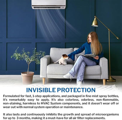 PermaSafe HVAC Solutions, Antimicrobial Air Filter Treatment, Odor Inhibitor - Image 6