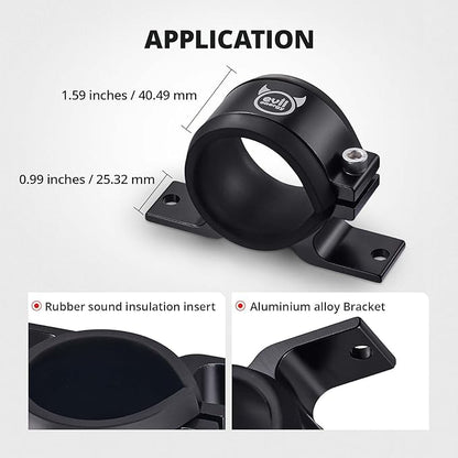 EVIL ENERGY 50MM Fuel Filter Mounting Bracket, Fuel Pump Clamp Holder 2PCS - Image 5