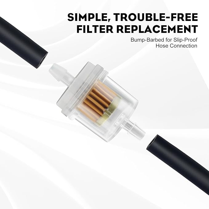 12pcs 1/4 Inch Gas Inline Fuel Filter Compatible - Image 5