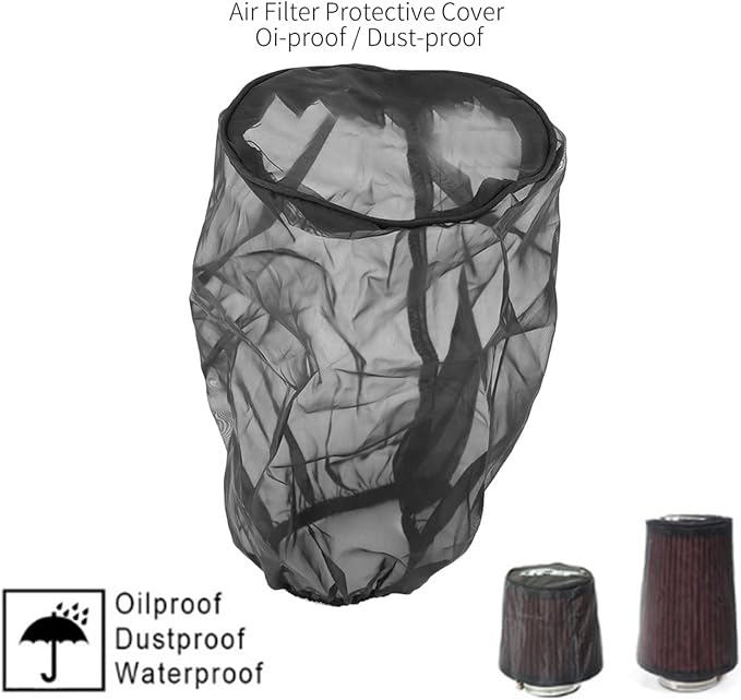 Majatou Air Filter Cover, Cold Air Intake Filter Sock Cover, Waterproof Cone - Image 3