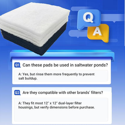 Replacement Filter Pads for Pondmaster 1000 & 2000 Polyester & Carbon - Image 4