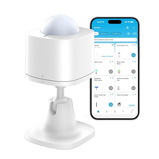 GoveeLife Motion Sensor, Group Control Unlimited Devices, Wireless Mini Contact Sensor for Smart Home Automation, Battery Powered, Supports Most GoveeLife Smart Products