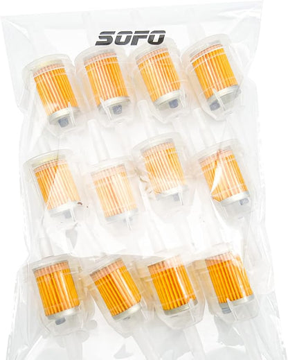 SOFO 12 Pack Inline Fuel Filters 1/4 Inch x 5/16 Inch - Image 7