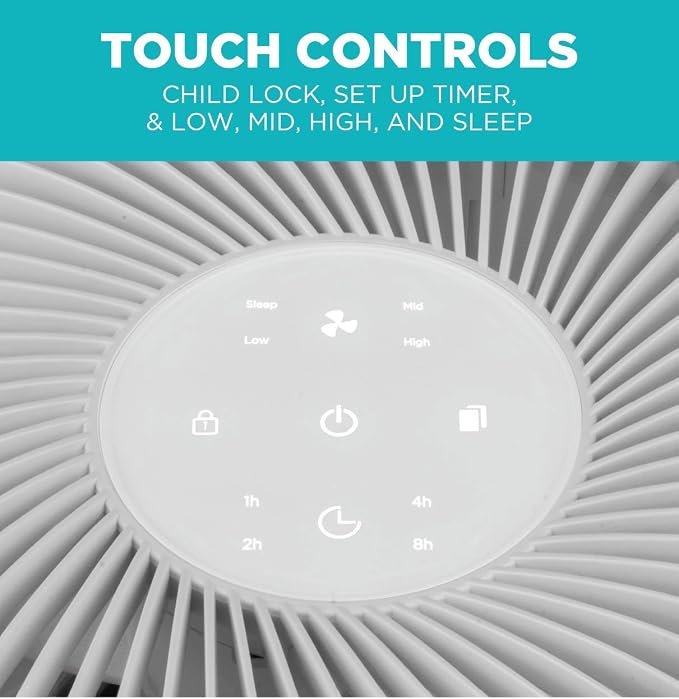 BLACK+DECKER Tabletop Air Purifier, HEPA Air Purifier - Image 4