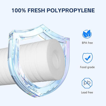 BLUERISE 5 Micron 10" x 2.5" Water Filter Replacement Whole House Sediment Home - Image 4