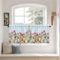 Easter Kitchen Tier Curtains 24 Inch Long 2 Panel Set, Rod Pocket Cafe Small by Unknown