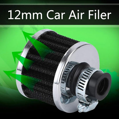 PTNHZ Universal 2 PCS 12mm Auto Cone Mini oil Air Intake Filter Crankcase Vent - Image 4