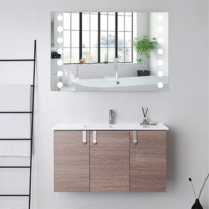 80x60cm LED Bathroom Mirror - Image 3