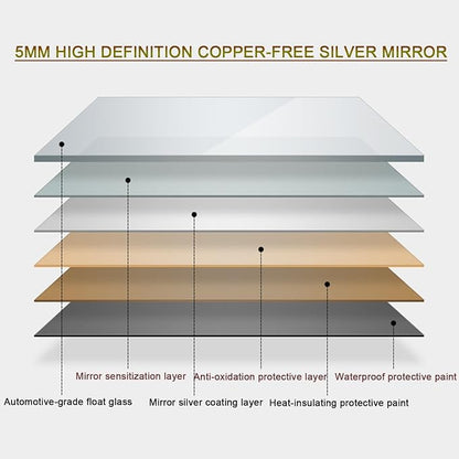 Smart Lighted Bathroom Mirror for Wall，Bathroom Mirror - Image 3