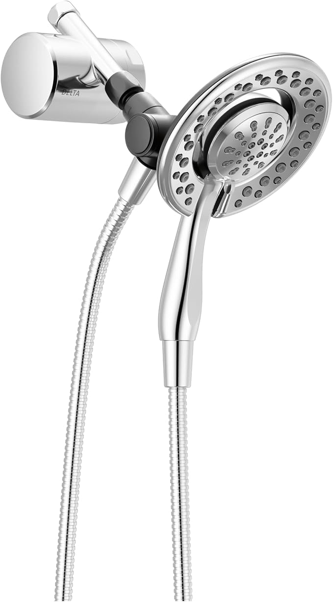 Delta Faucet 4-Setting In2ition 2-in-1 Dual Shower Head by DeltaFaucet