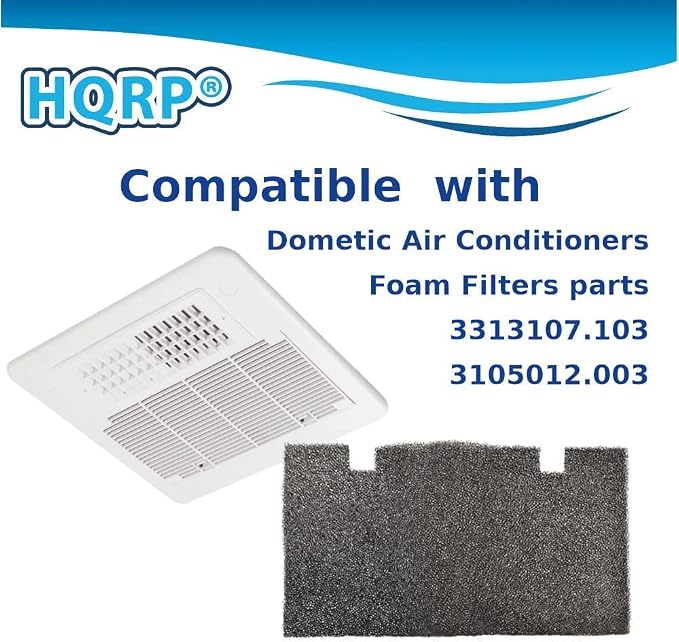 HQRP 4 pcs Foam Air Filter Compatible - Image 3