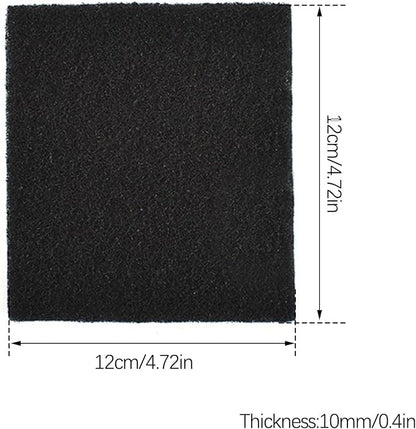 Eagles Square Compost Bin Filters, 4.7" x 4.7" x 0.4" Charcoal Filters - Image 2