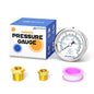 MEANLIN MEASURE 0~15Psi Dry Low Pressure Gauge Stainless Steel 1/8" NPT 2" FACE by MEANLINMEASURE