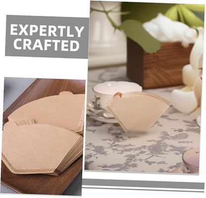 COHEALI 200pcs Unbleached Coffee Cone Filters - Image 8