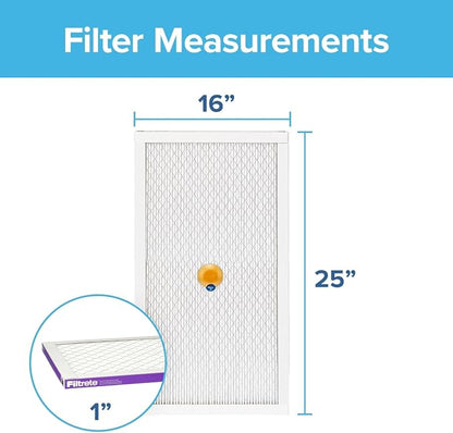 Filtrete 16x25x1 AC Furnace SMART Air Filter, MERV 12, MPR 1500, Track Filter - Image 2