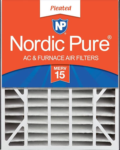 Nordic Pure 20x25x5 Air Bear Replacement 266649-102 MERV 15 Air Filter 1 Pack by NordicPure
