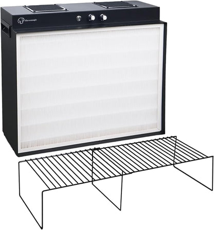 Laminar Flow Hood with H13 HEPA Filter (20"x15"）, FFU Class 100 / ISO 5 Clean by Shroomagic