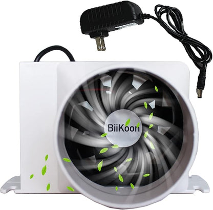 3 Inch Inline Fan 12V Tube Vent Fan Powerful 130Cfm in-line Duct Fan 20W by Unknown