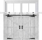 Farmhouse Wood Grain Kitchen Curtains 45 Inch Length, Short Cafe Window by Unknown