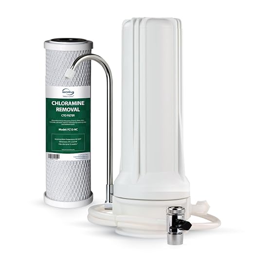 iSpring CKC1-NC SGS-Tested Countertop Water Filter, Drinking Water Filtration by iSpring