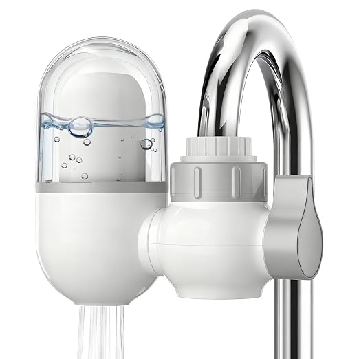 Sinks-Mounted faucetfilterefficientwaterpurificationsystemeffectivelyremovesunpl by Unknown